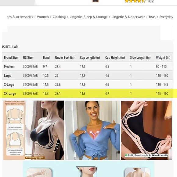 Seamless Bras by Libertyway Bra 2 bras 2XL - Picture 13 of 13